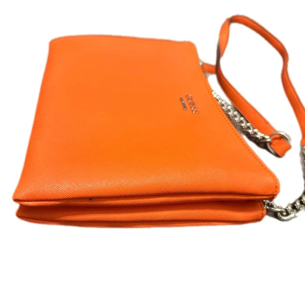 GUESS Womens Kalei Orange‎ Crossbody Bag